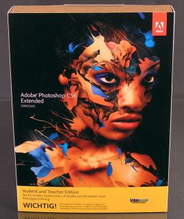 Adobe Photoshop Extended CS6 Win Student & Teacher Box Vollversion DE