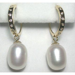 Original McPearl Diamant Perlen Ohrringe Schmuck