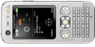 Sony Ericsson W890i UMTS Handy Sparkling Silver Elektronik
