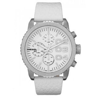 Diesel Herren Armbanduhr XL FRANCHISE 42 Chronograph Quarz Leder