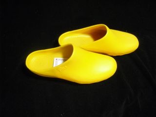 PLOGS OP Schuhe Gartenschuhe Clogs Gr. 45 in gelb