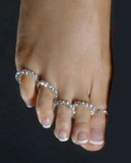 RhineStone Crystal Exotic Slave Anklet one size@as shown