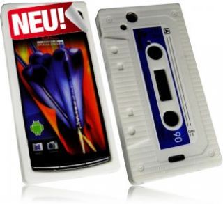 Silikon Case Für Sony Ericsson X12 Arc S Retro Look Kassetten Design