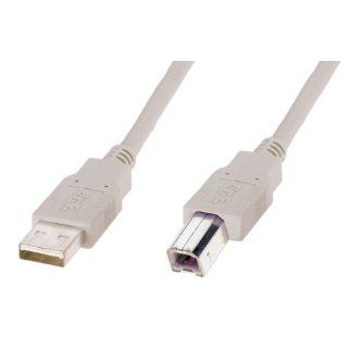 USB Kabel 2.0/1.1 , Stecker A auf Stecker B, 1,8 m 