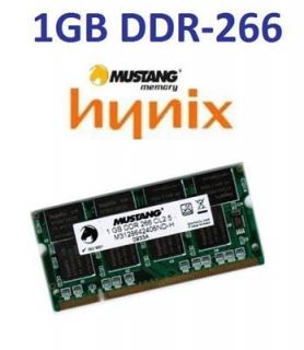 1GB Notebook RAM DDR 266 Mhz PC2100 SO DIMM 266Mhz DDR1