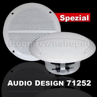 Audio Design by Impact   16cm 2 Wege Koaxial Marine Lautsprecher 