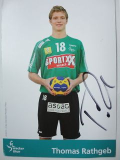 AK signiert Handball 10/11 Wacker Thun Thomas Rathgeb