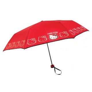Hello Kitty Taschenschirm ROT 4864 Schirm Kinder   Regenschirm 