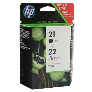 HP Kombipackung Nr.21 + Nr.22 Tintenpatronen schwarz und dreifarbig