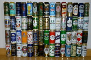 Sammlung 264 Bierdosen   Collection 264 Beer Cans