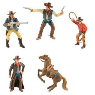 Bullyland Cowboys und Indianer alle 5 Cowboy Figuren als Set 