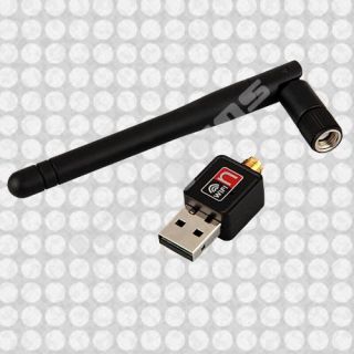 RT5370 USB Wifi WLAN Dongle Stick Adapter 5dBi Antenne