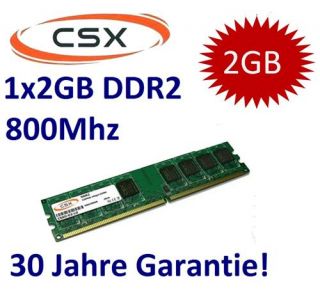 1x 2GB 2048MB RAM PC Speicher 240 polig DDR2 800 Mhz PC2 6400 DIMM 30J