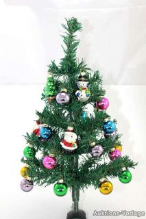 Mini Weihnachtsbaum 40cm mit Deko Weihnachtsbaum Bunt Weihnachtskugeln