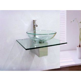 Design Waschtisch Set Glasbecken Waschbecken Set 804 NEU 