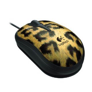 Logitech LEOPARD MOUSE Maus mit Leopardenmuster Computer