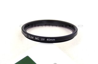 slim thin profile 40mm multi coated MC UV filter for fuji fujifilm X