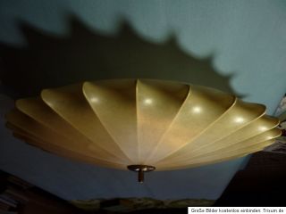 Riesige UFO Cocoon Lampe Deckenlampe Castiglioni oder George Nelson