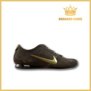 Nike Shox Rivalry Braun/Gold Neu Gr. 40,5 Schuhe NZ