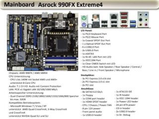 PC Bundle Asrock 990FX Extreme 4 AMD Bulldozer FX6100 16GB AM3+