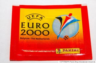 Panini EM EC Euro 2000 00 – 10 x Tüte packet bustina sobre PROMO