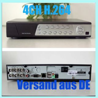 4CH H.264 CCTV Überwachung 4CH Netzwerk Video DVR Videoüberwachung