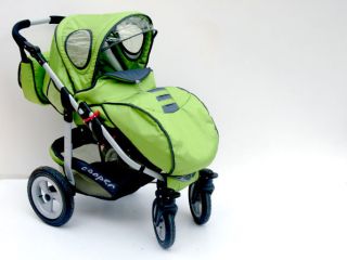 Cooper   vierrädriger universeller Kinderwagen mitMöglichkeit,einen