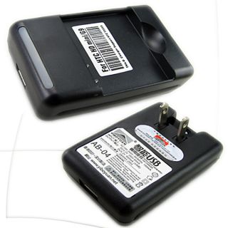 2x 1500mah Battery + Charger for HTC HD mini G9 Aria T5555 T5565 A6380