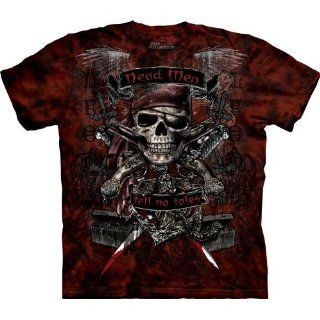Dead Men Bikers Totenkopf Erwachsenen T Shirt von The Mountain