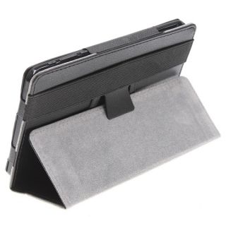 Protective Leather Case Cover for Newsmy NewPad T3 Tablet PC Black
