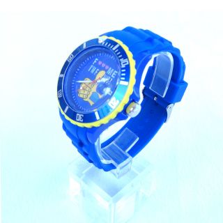 Fashion Multi color Rubber iconic graphics with calendar jelly Wrist