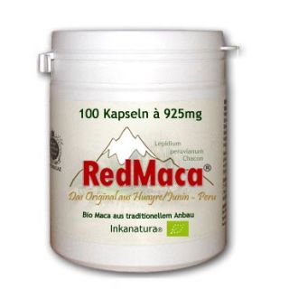 MACA KAPSELN 100 (BIO RED MACA®) à 925mg Inkanatura ®
