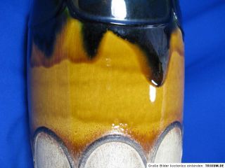 Scheurich Keramik vase unusual glaze variation / Boden Vase 291 45