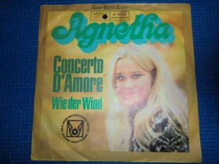 ABBA AGNETHA VINYL 7 WIE DER WIND +1 GERMAN SINGLE METRONOME (EX