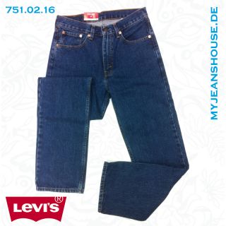Levis Jeans 751 02.16 NOS Stonewash Herrenjeans Hose Levi´s NEU vers