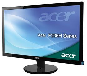 Acer P206HVBD 50,8 cm (20 Zoll) widescreen TFT Monitor (VGA, DVI, 5ms
