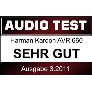 Harman Kardon AVR 660 7.1 AV Receiver (HDMI, Upscaler 1080p, UKW /MW