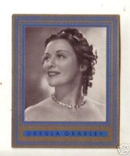 Ursula Grabley Drama Sammelbild Nr.296+Bunte Filmbilder