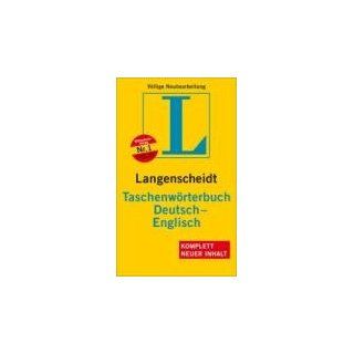 Langenscheidt Taschenwörterbuch Deutsch Englisch, Neubearbeitung