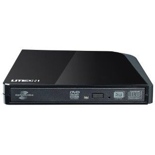 LiteOn ESAU208 96 externer DVD Brenner schwarz Computer