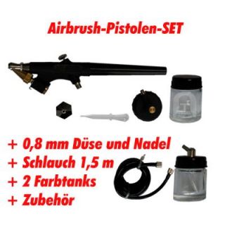 Profi airbrushpistole komplett set airbrush pistole set Single Action