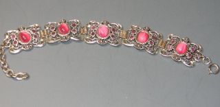 Armband mit rosa Stein 23gr. (ab294)