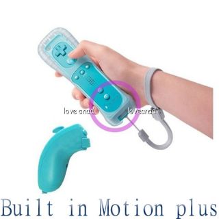 Wiimote Built in Motion Plus Inside Remote + Nunchuck Controller For