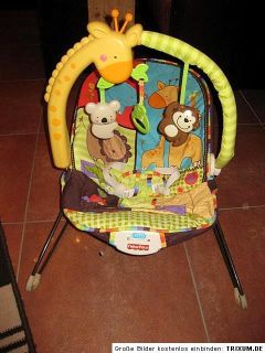 Fisher Price Baby Wippe Luv You Zoo Wippe Vibration & Musik TOP