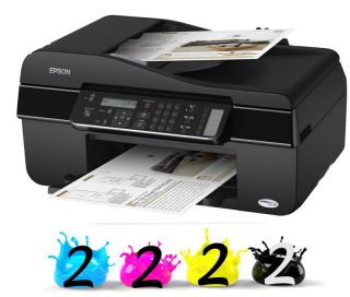 Epson Stylus BX305F Multifunktionsgerät Drucker inkl. 8 Tintenpatr