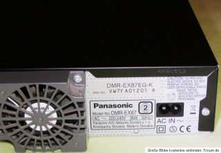 Panasonic Festplatten Recorder DMR EX87EG K   250 GB HDD / fraglich