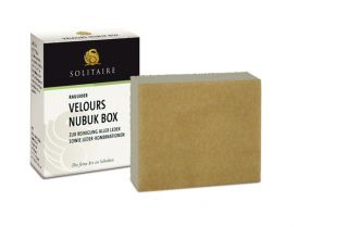 Solitaire Lederradiergummi Velours Nubuk Box z293