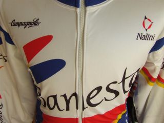 RAD Trikot Banesto Nalini Cycling Shirt Jersey Maillot Camiseta Polar