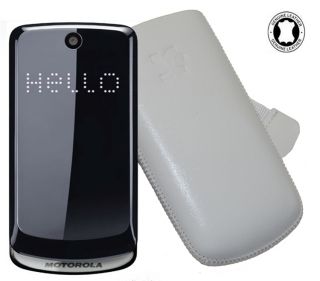 Motorola Gleam Ledertasche Etui Tasche Handytasche Case