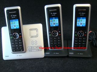 SINUS A302 Schnurlos Telefon mit Anrufbeantworter 3 Mobilteile
